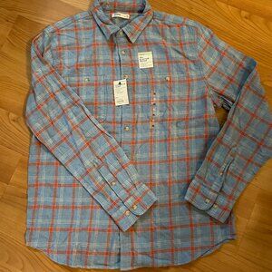 NWT Sonoma Men's Plaid Flannel - THE SUPERSOFT FLANNEL Size XL